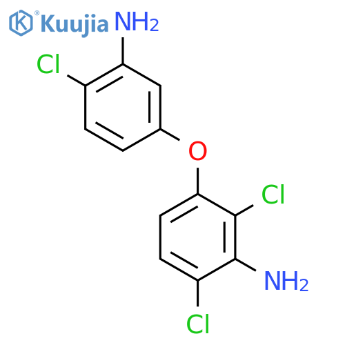 Benzenamine, 3-(3-amino-4-chlorophenoxy)-2,6-dichloro- structure