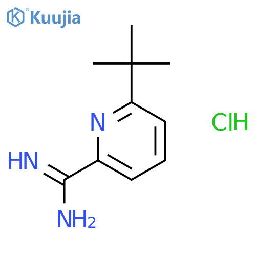 6-(tert-Butyl)picolinimidamide hydrochloride structure