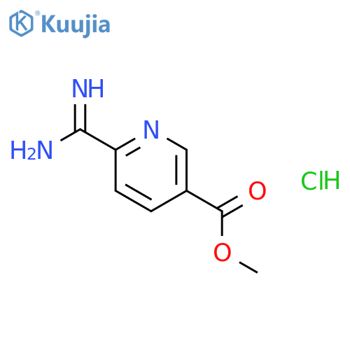 Methyl 6-carbamimidoylnicotinate hydrochloride structure