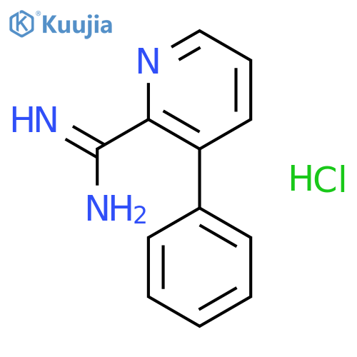 3-Phenylpicolinimidamide hydrochloride structure