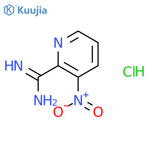 3-Nitropicolinimidamide hydrochloride structure