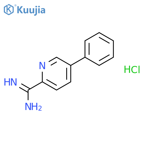 5-Phenylpicolinimidamide hydrochloride structure