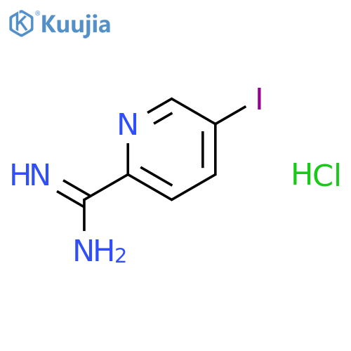 5-Iodopicolinimidamide hydrochloride structure