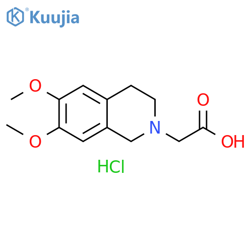 2-(6,7-Dimethoxy-3,4-dihydroisoquinolin-2(1H)-yl)acetic Acid Hydrochloride structure