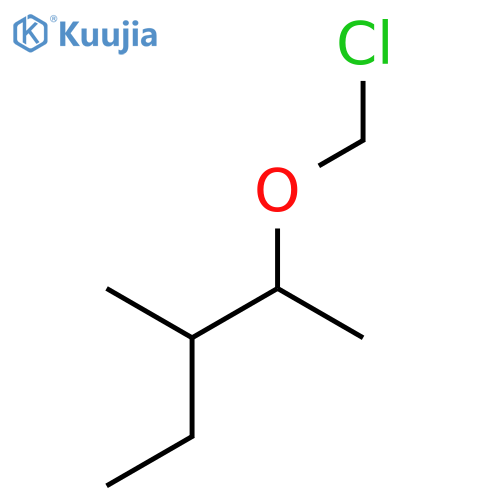 Pentane, 2-(chloromethoxy)-3-methyl- structure