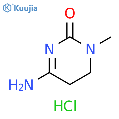 4-amino-1-methyl-1,2,5,6-tetrahydropyrimidin-2-one hydrochloride structure
