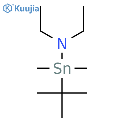 Stannanamine, 1-(1,1-dimethylethyl)-N,N-diethyl-1,1-dimethyl- structure
