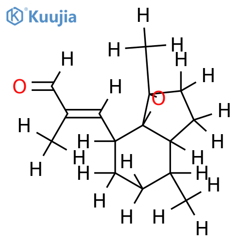E-(-)-3beta,4beta-epoxyvalerenal structure