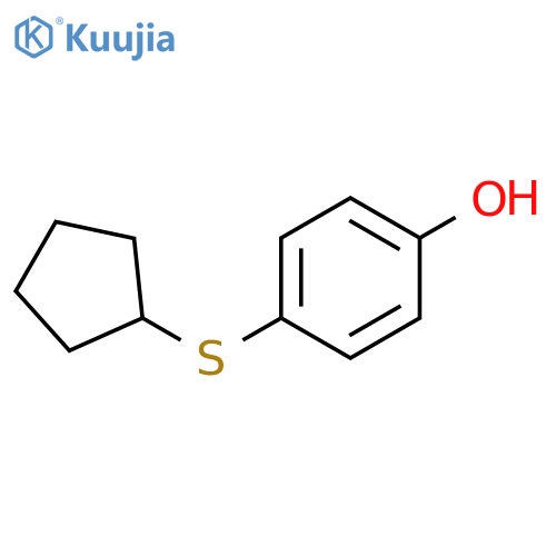 4-(Cyclopentylsulfanyl)phenol structure