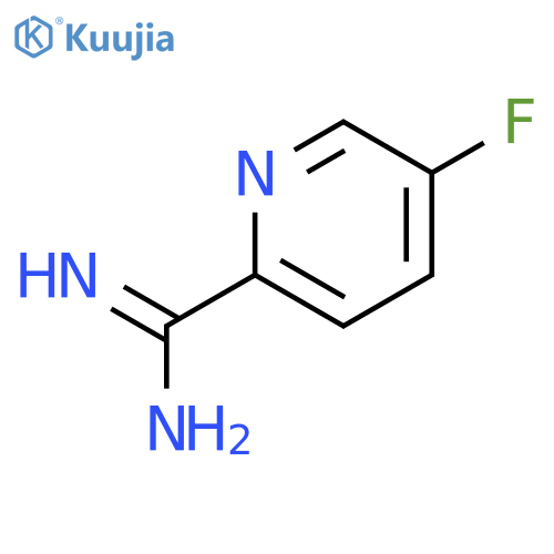 5-Fluoro-pyridine-2-carboxamidine structure
