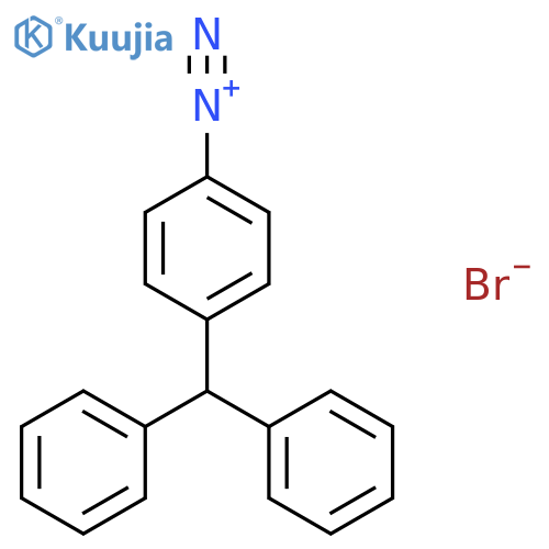 BENZENEDIAZONIUM, 4-(DIPHENYLMETHYL)-, BROMIDE structure