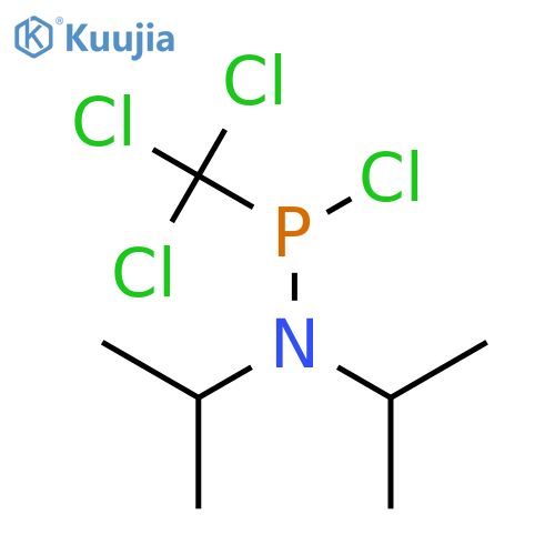 Phosphonamidous chloride, N,N-bis(1-methylethyl)-P-(trichloromethyl)- structure