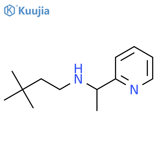 (3,3-dimethylbutyl)[1-(pyridin-2-yl)ethyl]amine structure