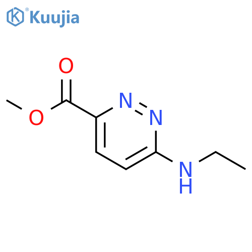 Methyl 6-(Ethylamino)pyridazine-3-carboxylate structure