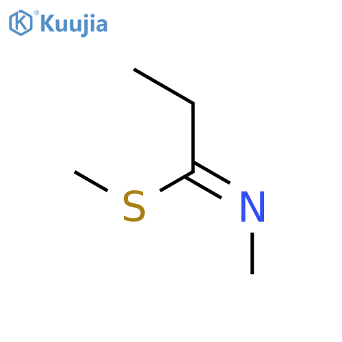 Propanimidothioic acid, N-methyl-, methyl ester structure