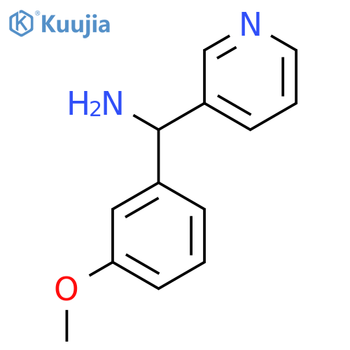 3-Pyridinemethanamine, α-(3-methoxyphenyl)- structure