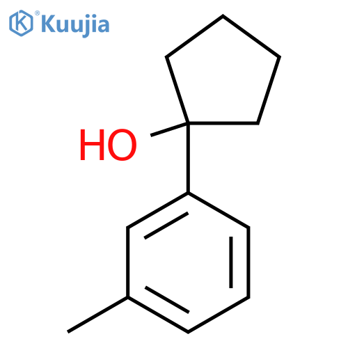 1-(3-Methylphenyl)cyclopentan-1-ol structure