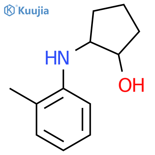 2-(2-methylphenyl)aminocyclopentan-1-ol structure