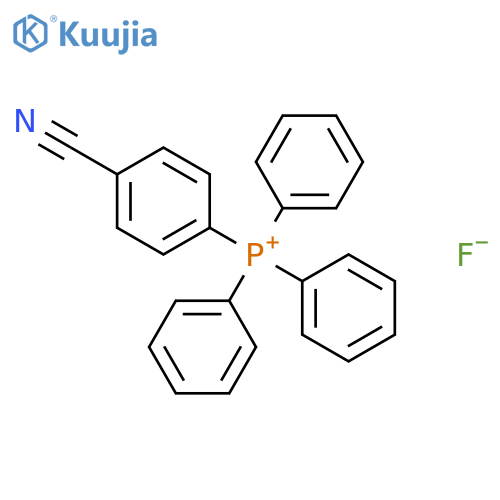 Phosphonium, (4-cyanophenyl)triphenyl-, fluoride structure