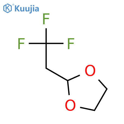1,3-Dioxolane, 2-(2,2,2-trifluoroethyl)- structure
