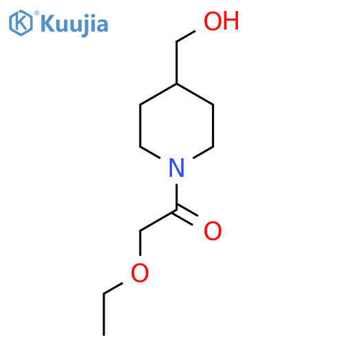 2-Ethoxy-1-[4-(hydroxymethyl)piperidin-1-yl]ethan-1-one structure