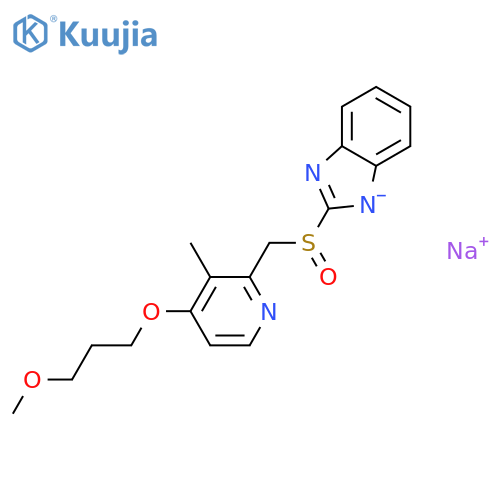 Rabeprazole sodium structure