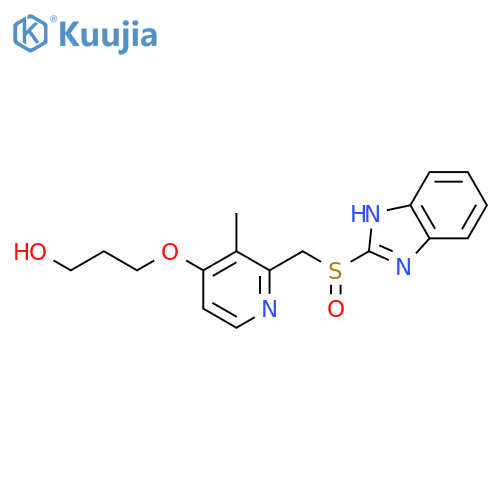 1-Propanol,3-[[2-[(1H-benzimidazol-2-ylsulfinyl)methyl]-3-methyl-4-pyridinyl]oxy]- structure
