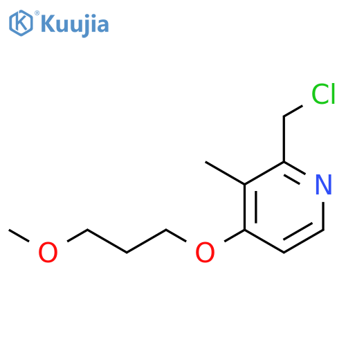 2-(Chloromethyl)-4-(3-methoxypropoxy)-3-methylpyridine structure