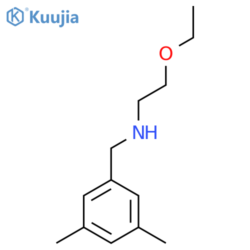 (3,5-dimethylphenyl)methyl(2-ethoxyethyl)amine structure