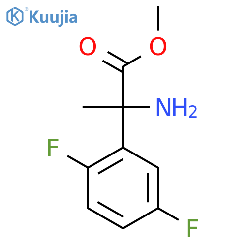 methyl 2-amino-2-(2,5-difluorophenyl)propanoate structure