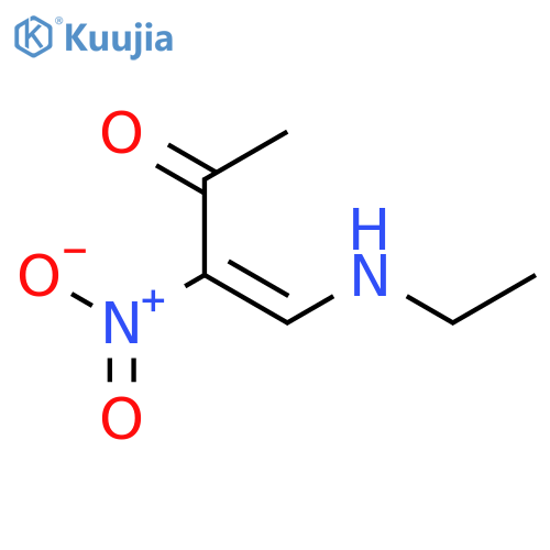 3-Buten-2-one, 4-(ethylamino)-3-nitro-, (E)- structure