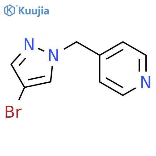 4-Bromo-1-(pyridin-4-ylmethyl)pyrazole structure