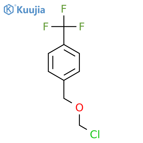 Chloromethyl 4'-(trifluoromethyl)benzyl ether structure