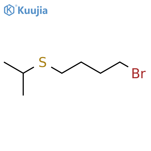 1-Bromo-4-(propan-2-ylsulfanyl)butane structure
