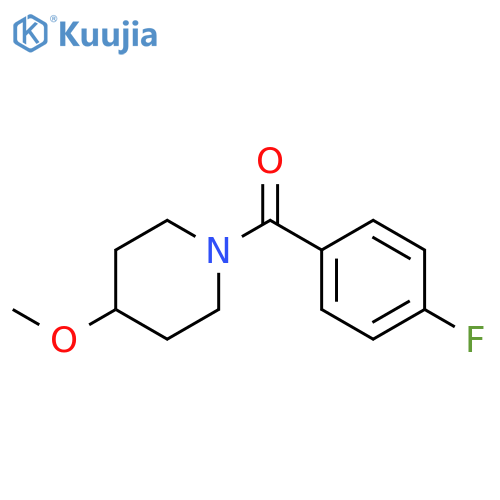 1-(4-fluorobenzoyl)-4-methoxypiperidine structure