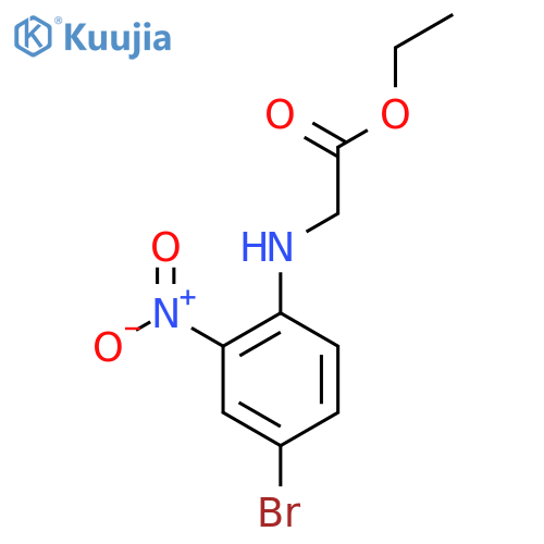 Ethyl 2-(4-Bromo-2-nitrophenyl)aminoacetate structure