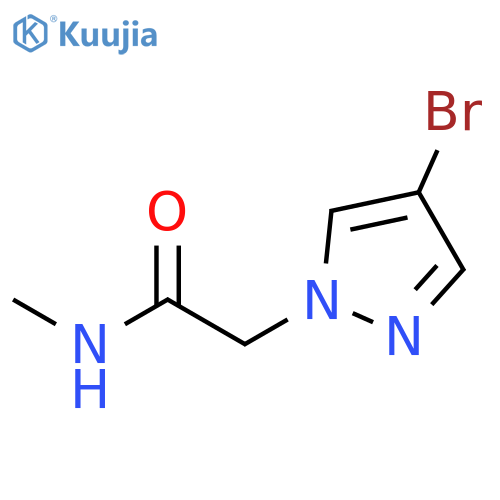 2-(4-Bromo-1H-pyrazol-1-yl)-N-methylacetamide structure