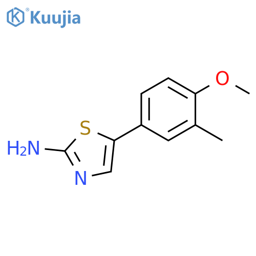 5-(4-Methoxy-3-methylphenyl)thiazol-2-amine structure