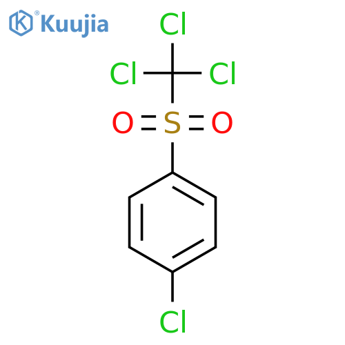 Benzene, 1-chloro-4-[(trichloromethyl)sulfonyl]- structure