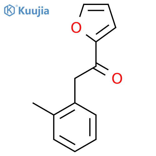 1-(Furan-2-yl)-2-(2-methylphenyl)ethan-1-one structure