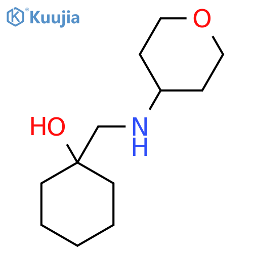 1-{[(Oxan-4-yl)amino]methyl}cyclohexan-1-ol structure