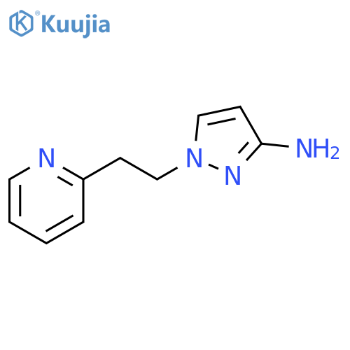 1-2-(Pyridin-2-yl)ethyl-1H-pyrazol-3-amine structure