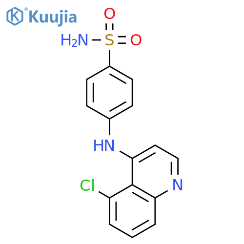 Benzenesulfonamide, 4-[(5-chloro-4-quinolinyl)amino]- structure