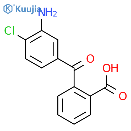 2-(3-Amino-4-chlorobenzoyl)benzoic Acid) structure