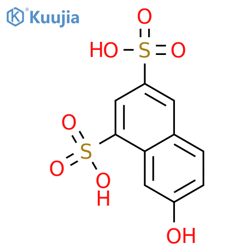 2-Naphthol-6,8-disulfonic acid structure