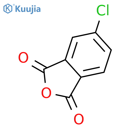 4-Chlorophthalic anhydride structure