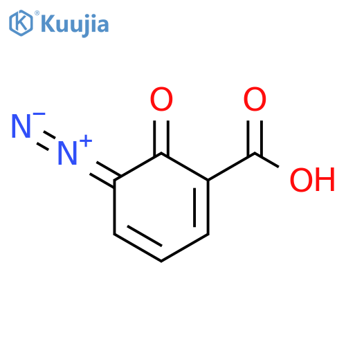 1,3-Cyclohexadiene-1-carboxylic acid, 5-diazo-6-oxo- structure