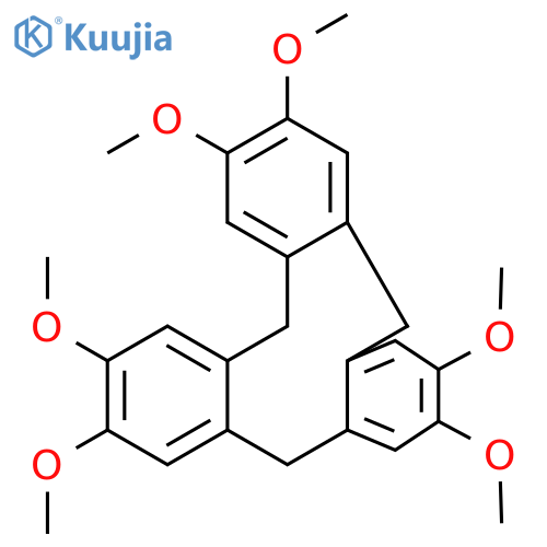 5H-Tribenzo[a,d,g]cyclononene,10,15-dihydro-2,3,7,8,12,13-hexamethoxy- structure