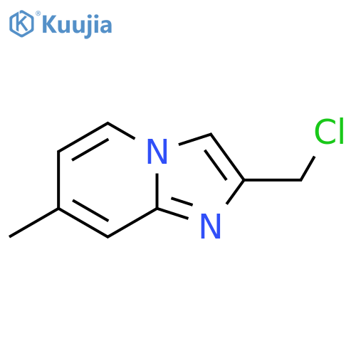 2-(Chloromethyl)-7-methylimidazo[1,2-a]pyridine structure