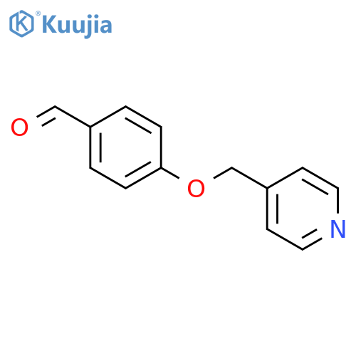 4-[(pyridin-4-yl)methoxy]benzaldehyde structure